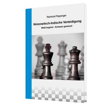 nivwbsg Cover: Schachbuch mit Figuren und blauem Buchrücken