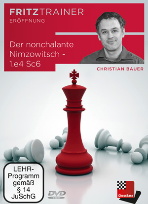 Bauer: Der nonchalante Nimzowitsch - 1e4 Sc6