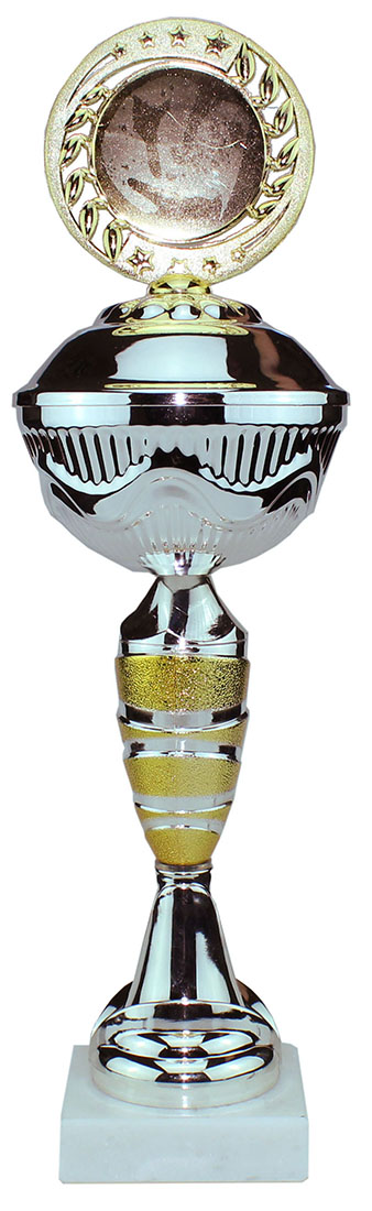 Pokale 675 Silber-Gold (3er Serie)
