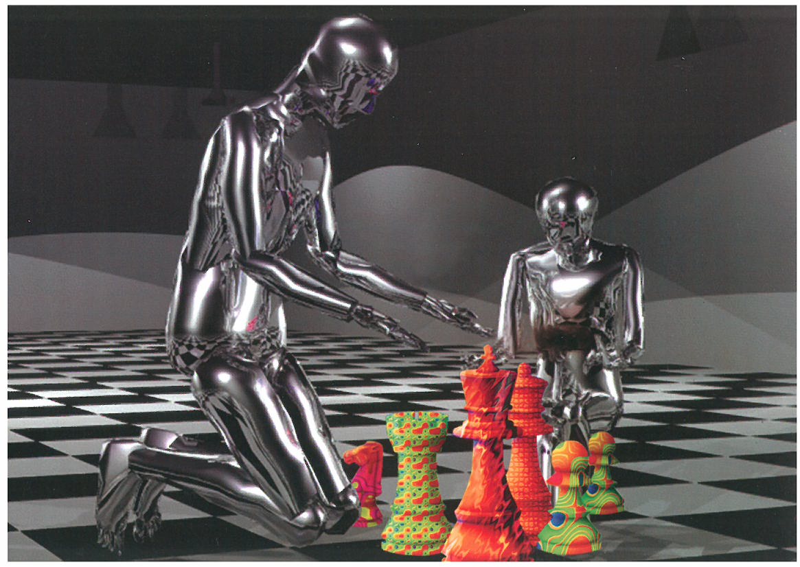 Postkarten „Schach und Kunst“ – Motiv 09