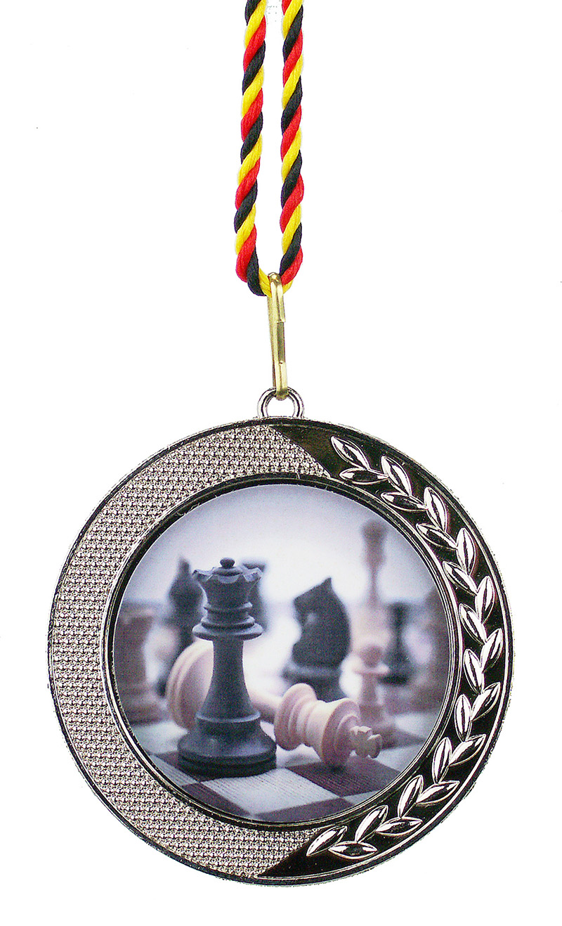 Medaille Silber mit Farbemblem SU52