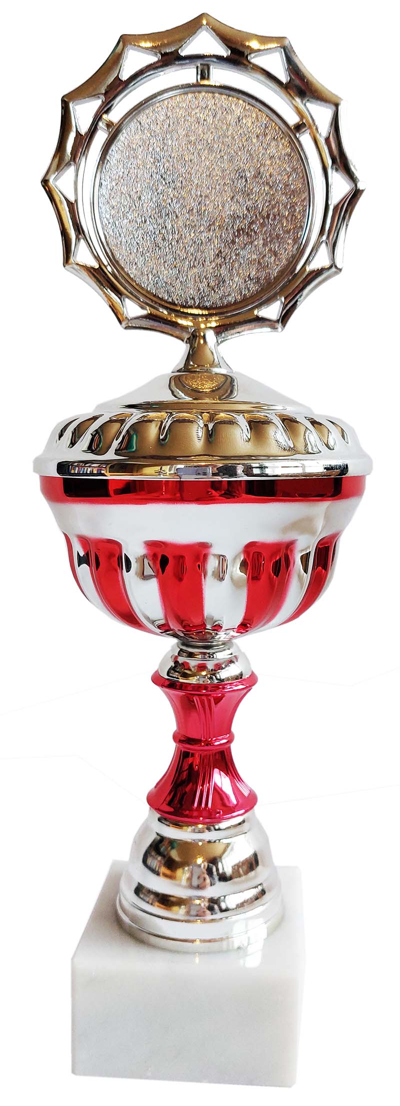 Pokal 1455 Silber-Rot - Einzelpokal