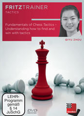 zhou01 DVD-Cover Schachtaktiken: rote Königsfigur, Porträt