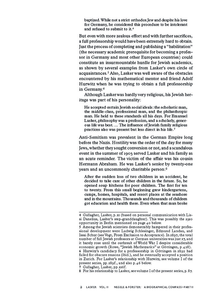 Lasker-Negele_Seite_07 Nahaufnahme einer Buchseite mit englischem Text