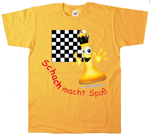 T-Shirt gelb für Kinder Größe 128