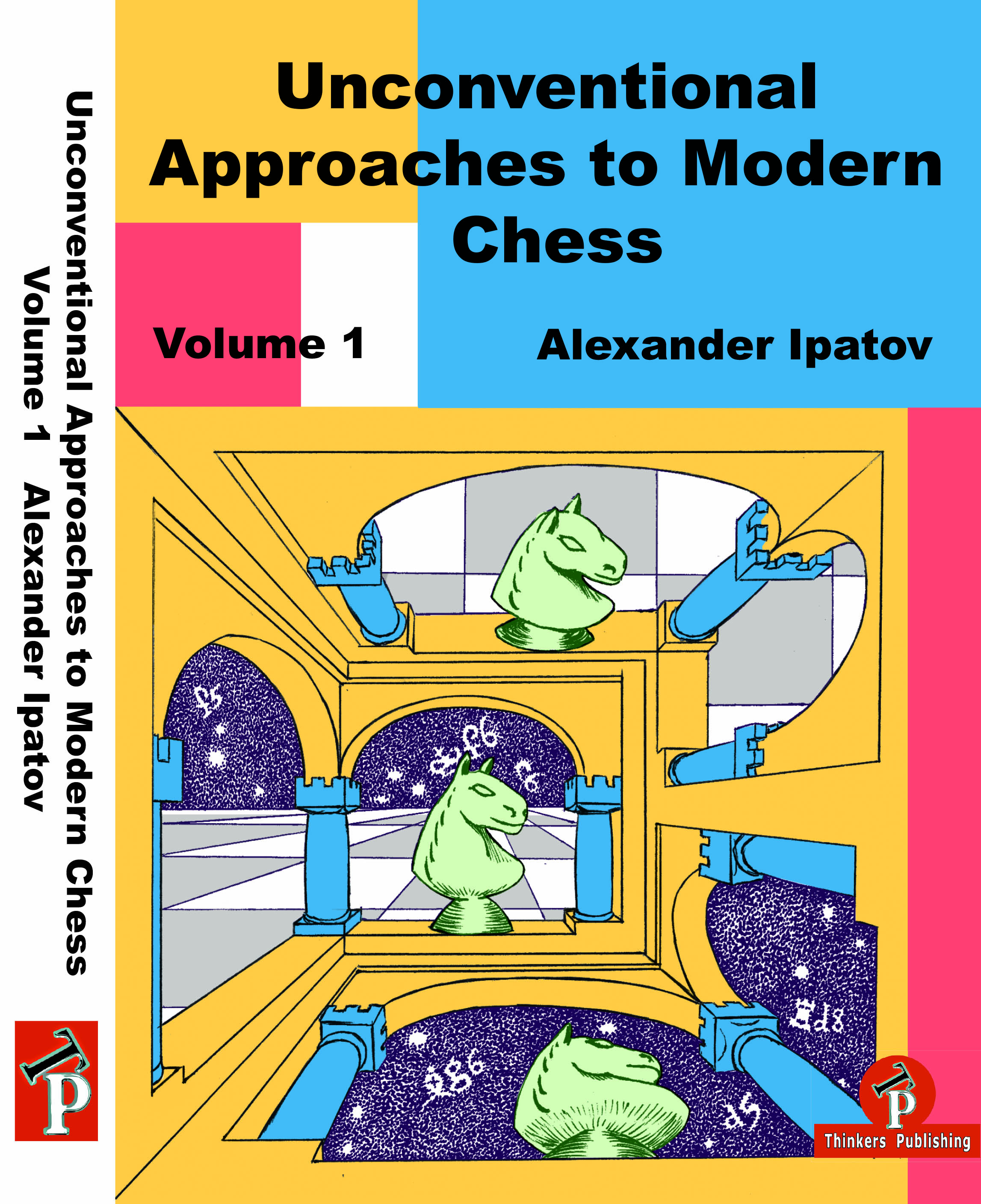 UAMCAI Buchcover mit buntem Schachmotiv und Autor Alexander Ipatov